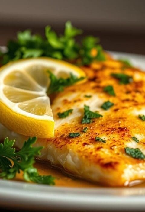 Baked Tilapia with Lemon and Herbs