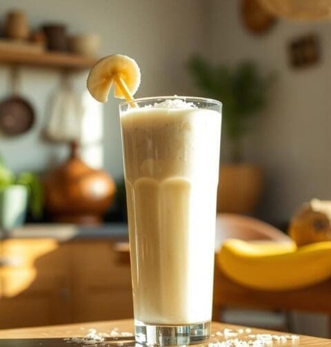 Banana and Coconut Smoothie Recipe - Sri Lanka