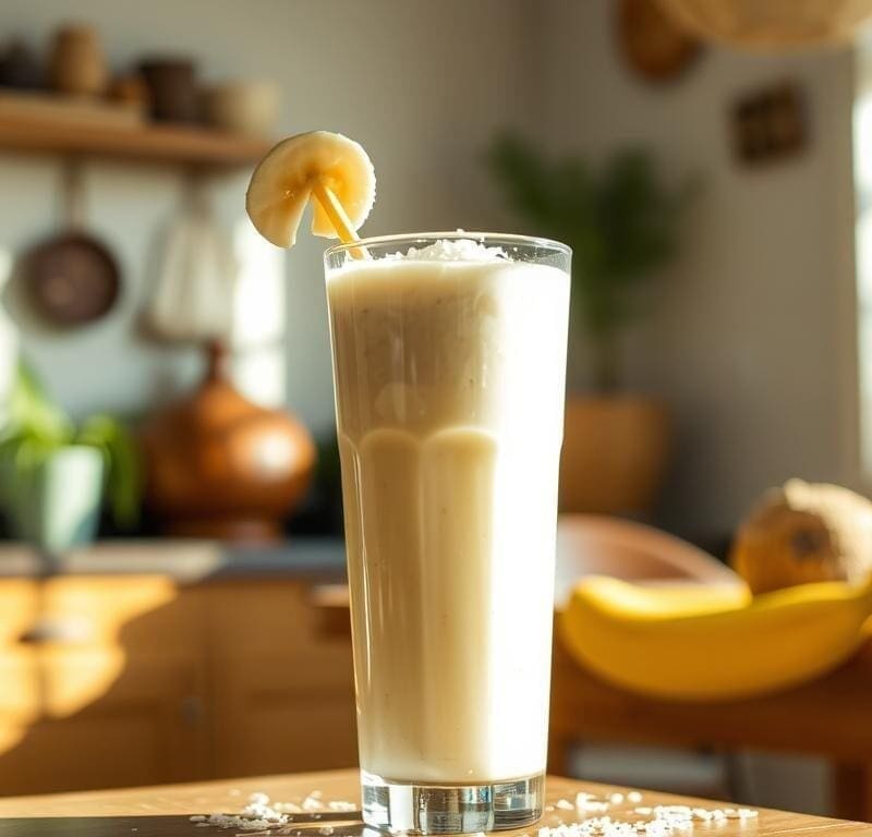 Banana and Coconut Smoothie Recipe - Sri Lanka