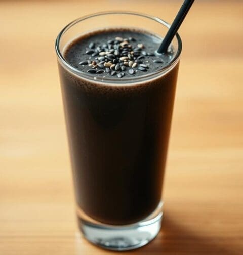 Black Sesame Smoothie Recipe - Korea