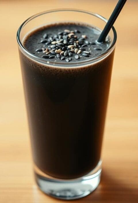 Black Sesame Smoothie Recipe - Korea
