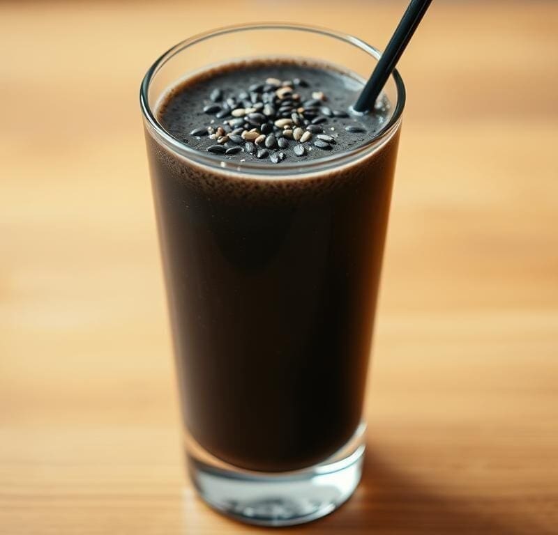 Black Sesame Smoothie Recipe - Korea