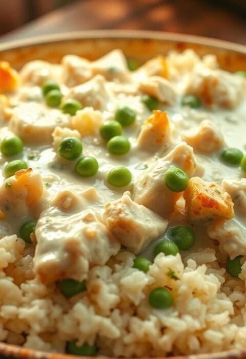 Chicken and Cauliflower Rice Casserole
