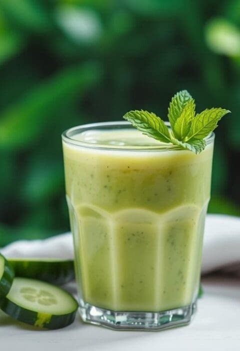 Cucumber and Mint Smoothie Recipe - Lebanon
