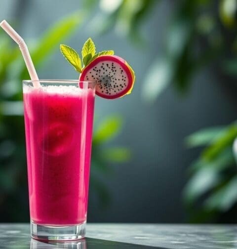 Dragon Fruit Smoothie Recipe - Vietnam