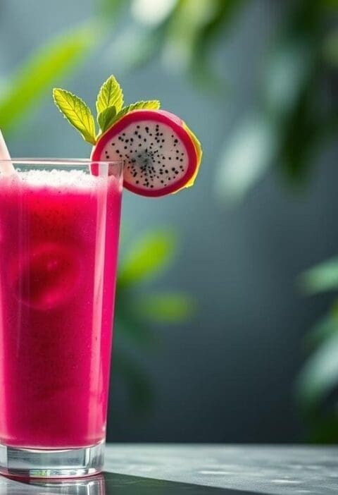 Dragon Fruit Smoothie Recipe - Vietnam