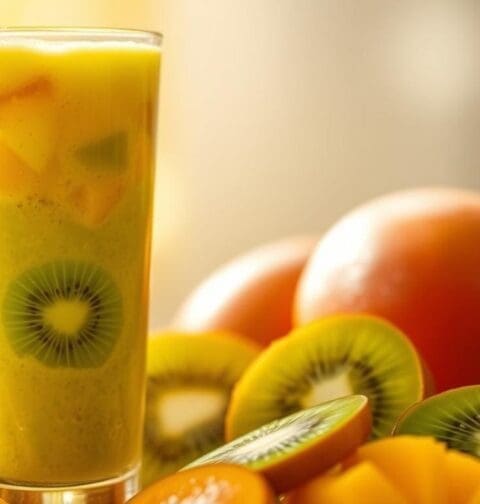 Kiwi Mango Delight Smoothie