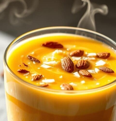 Mango Coconut Almond Smoothie