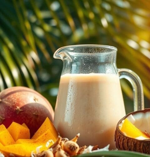 Mango Coconut Cinnamon Smoothie