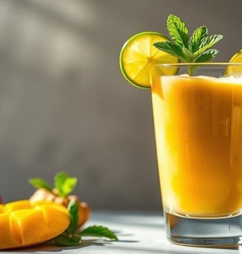 Mango Coconut Ginger Smoothie