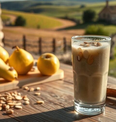 Pear and Almond Smoothie Recipe - France