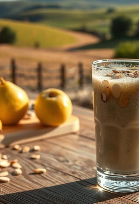 Pear and Almond Smoothie Recipe - France