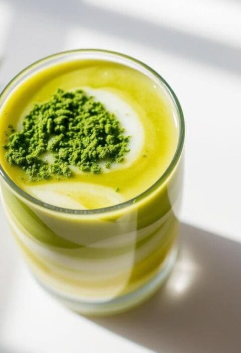 Pineapple Coconut Spirulina Smoothie