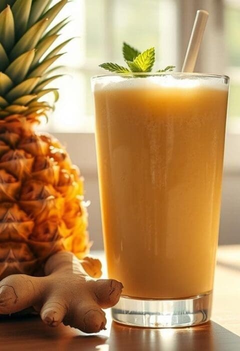 Pineapple and Ginger Smoothie Recipe - Jamaica