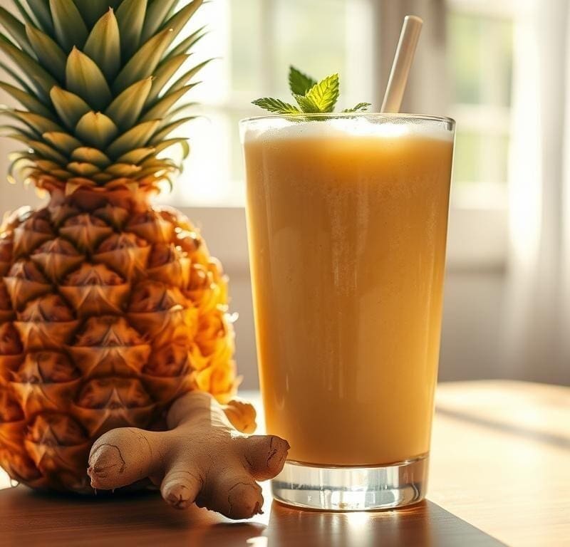 Pineapple and Ginger Smoothie Recipe - Jamaica