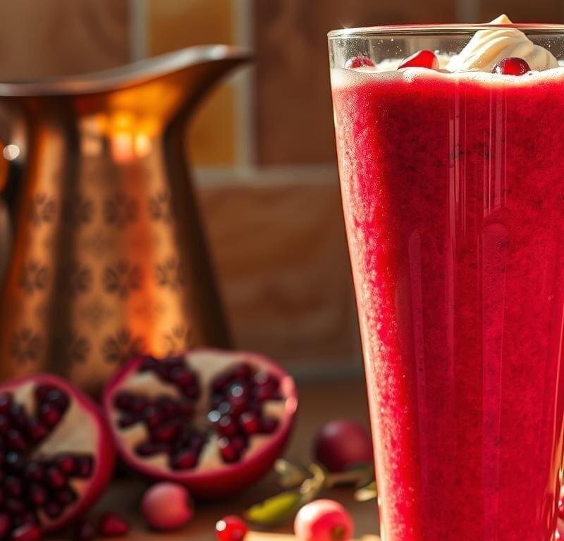 Pomegranate and Rosewater Smoothie Recipe - Iran