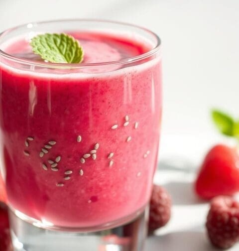 Raspberry and Chia Seed Smoothie Recipe - Canada