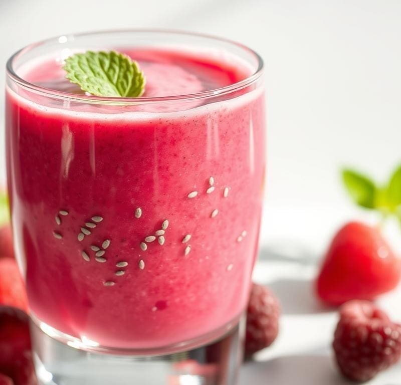 Raspberry and Chia Seed Smoothie Recipe - Canada