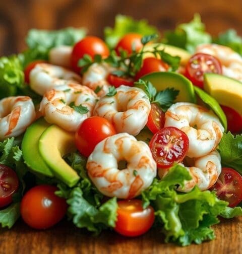 Shrimp and Avocado Salad