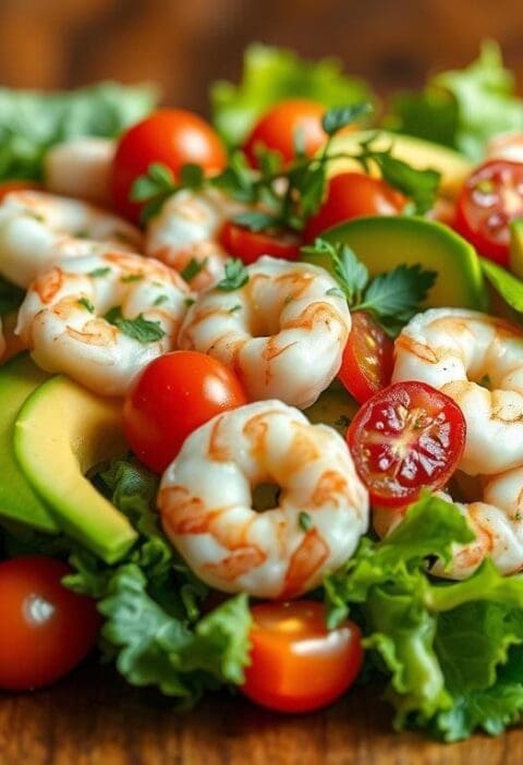 Shrimp and Avocado Salad