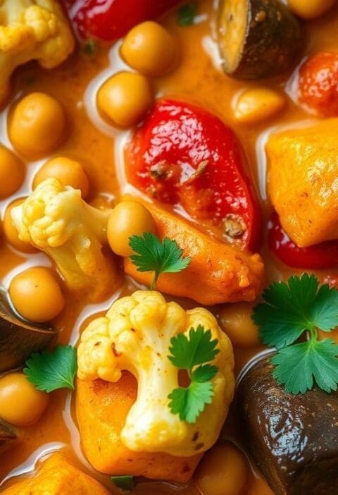 Vegetable and Chickpea Curry