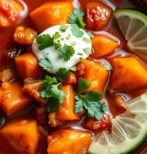 Vegetarian Chili with Sweet Potatoes